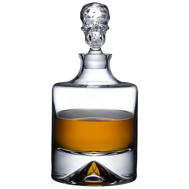 Shade Whiskey Carafe, whisky bottle and glass