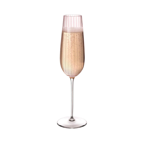 Round Up Dusty Rose Set of 2 Champagne flute