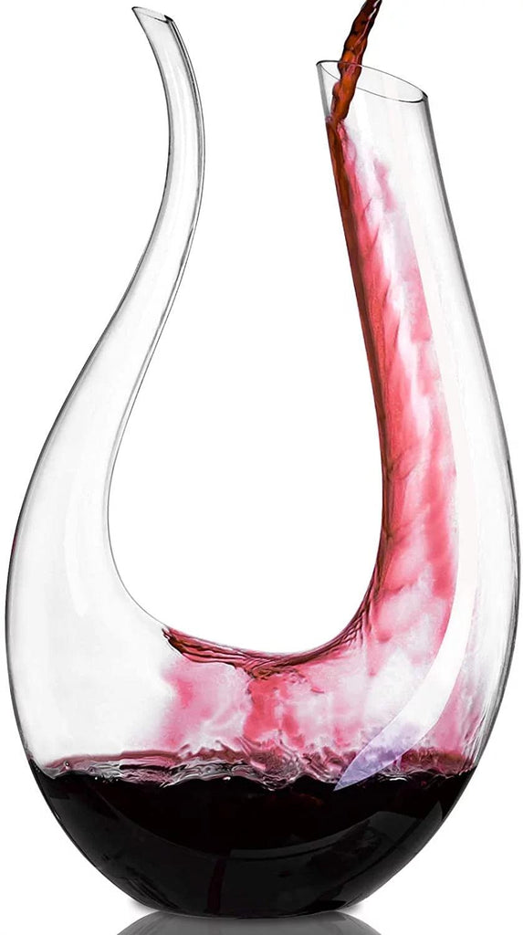 U Shaped Wine Decanter