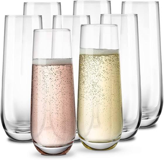 Libby 12 Pcs Stemless Champagne flute